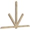 Ekena Millwork Kennewick Rough Sawn Timber Gable Bracket, Douglas Fir, 108"W x 68"H x 4"D x 4"F, 15/12 Pitch GBW108X68X0404KEN00RDF - alternate 2